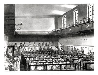 Quakers Meeting, from Ackermann